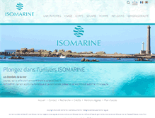 Tablet Screenshot of isomarine.com